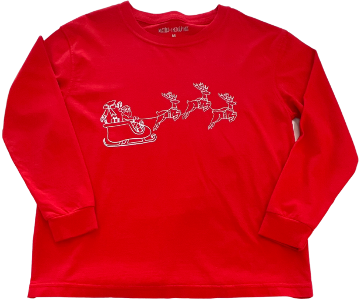 LS Red Santa Sleigh