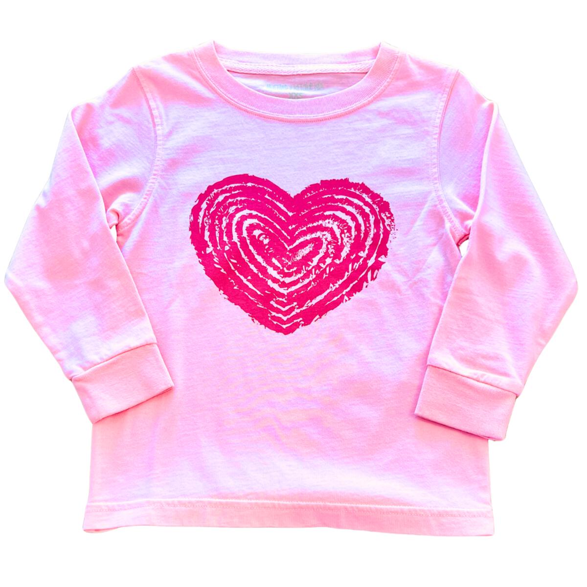 Light Pink Heart LS