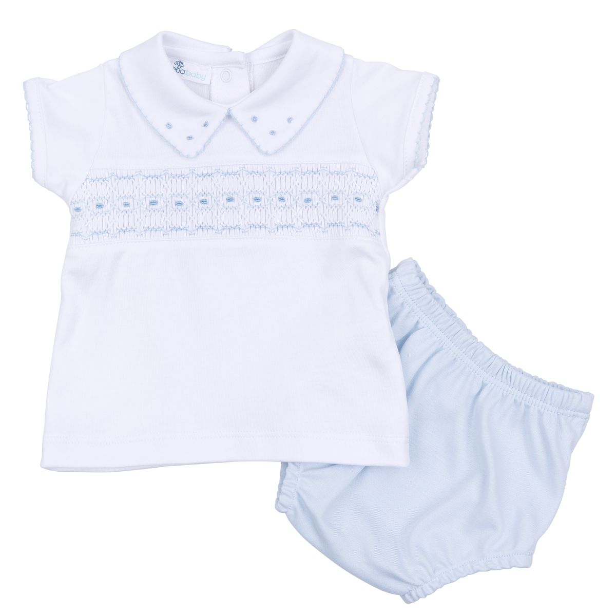 Landry Smocked Diaper Cover Set