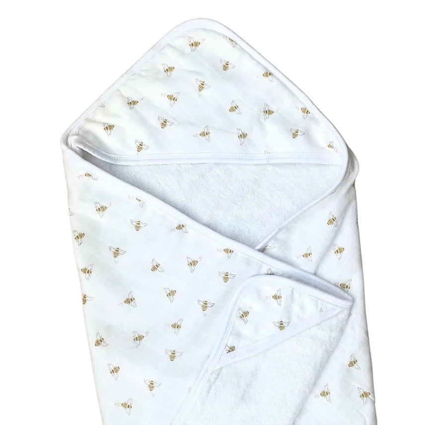 Busy Bees Hooded Towel