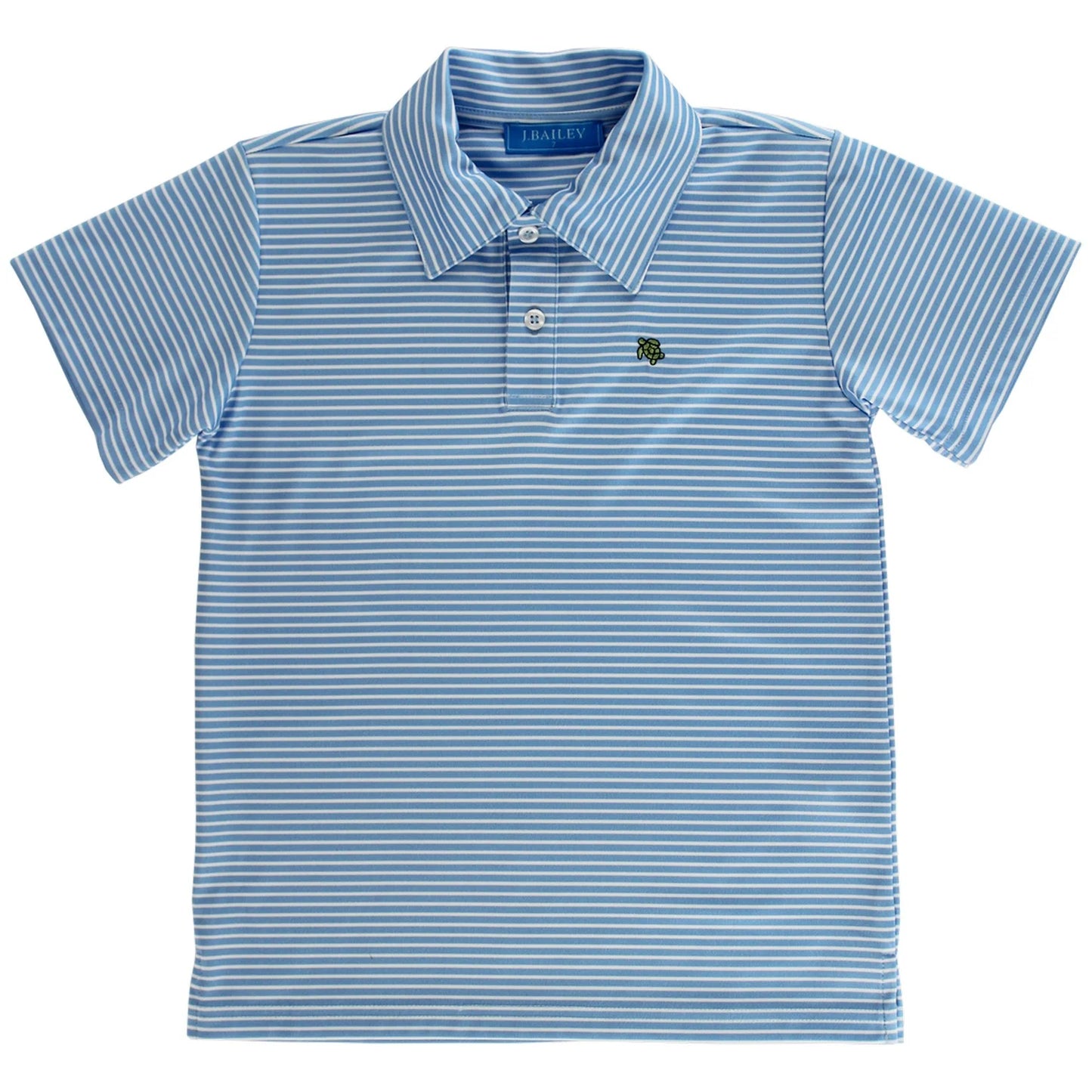Henry Short Sleeve Performance Polo Blue/White