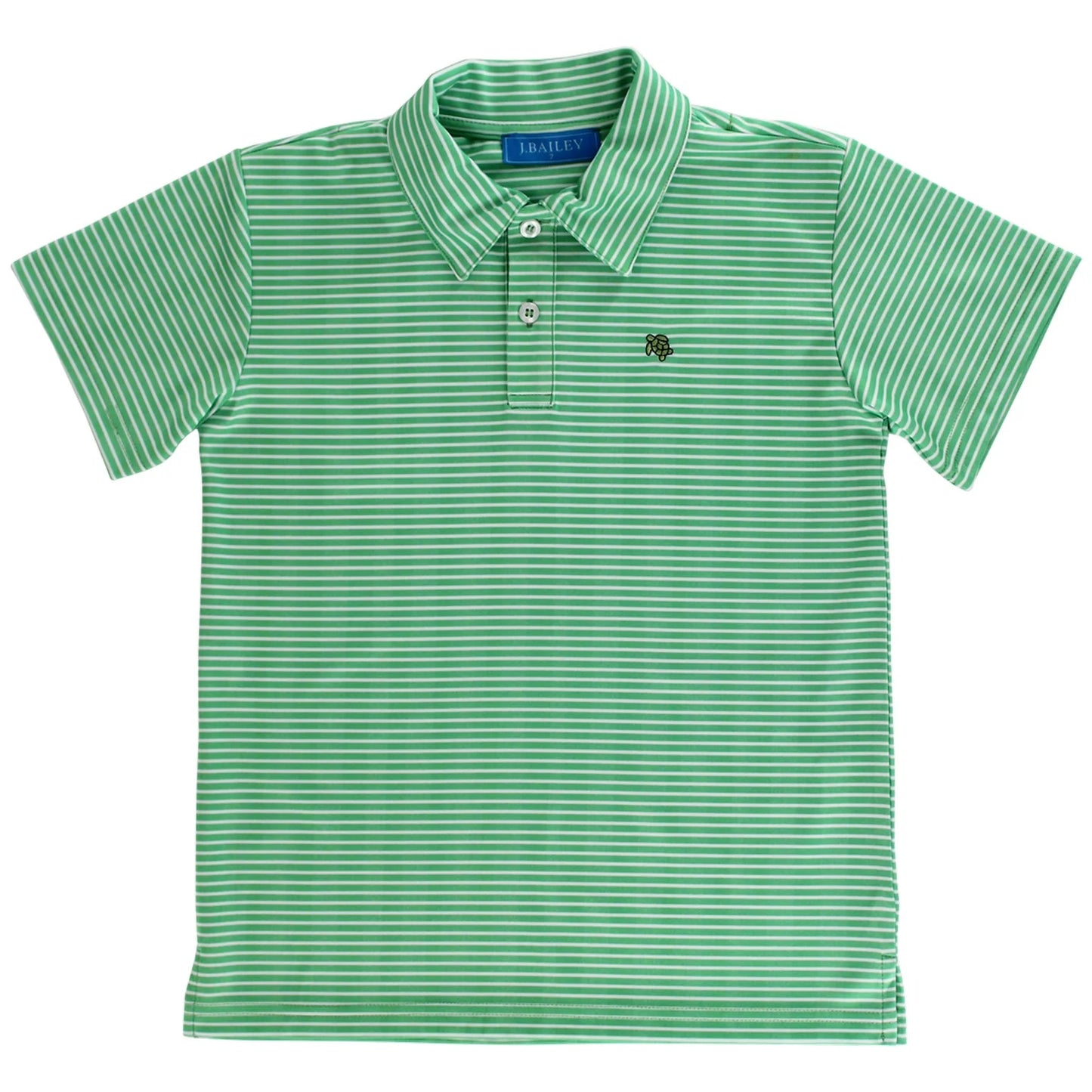 Henry Short Sleeve Performance Polo Green/White