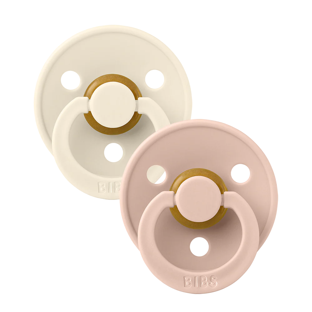 2 Pack Ivory/Blush Round Size 2