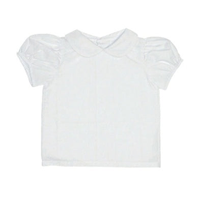 Maude's Peter Pan Collar Shirt-Broadcloth Worth Ave White