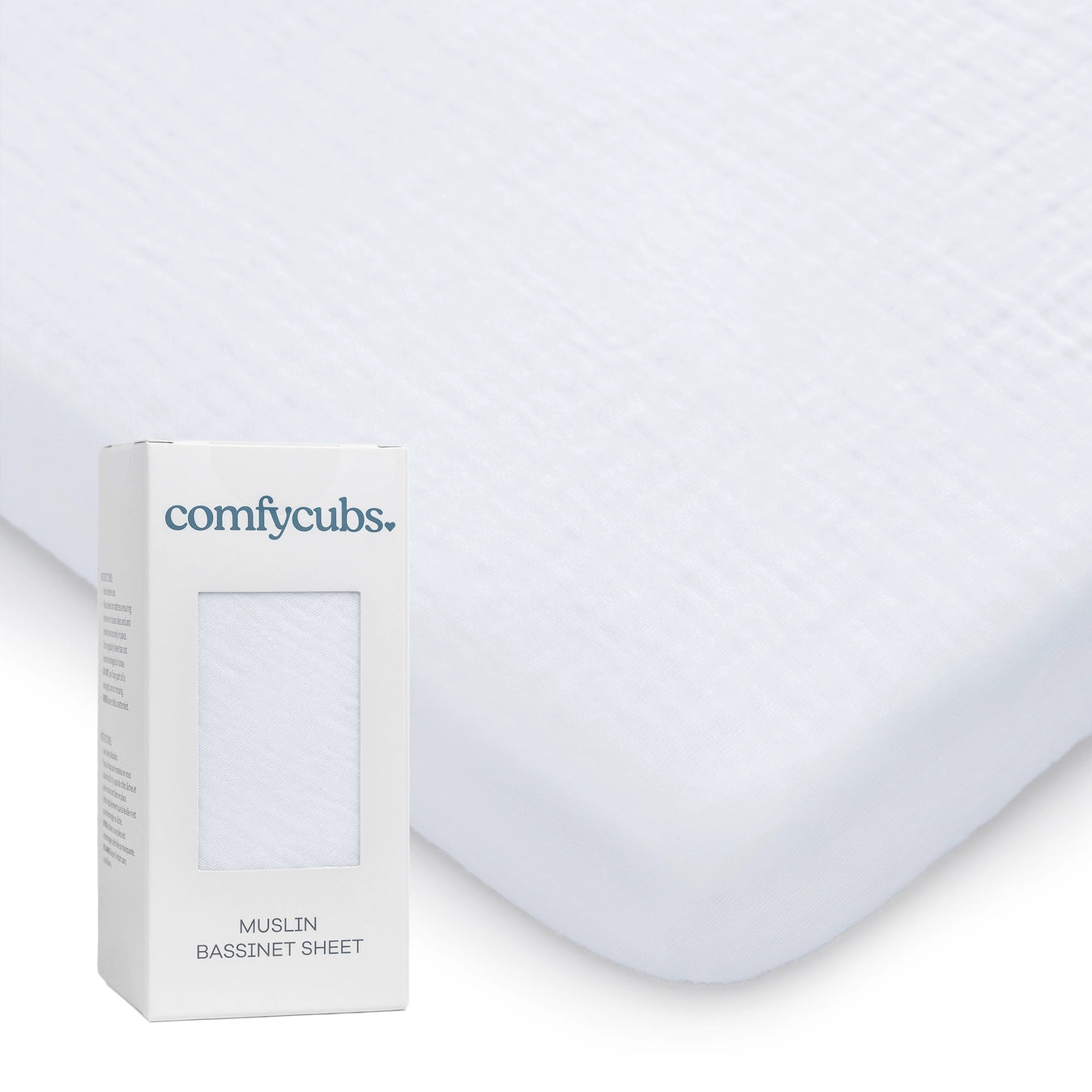 Muslin Fitted Bassinet Crib Sheet