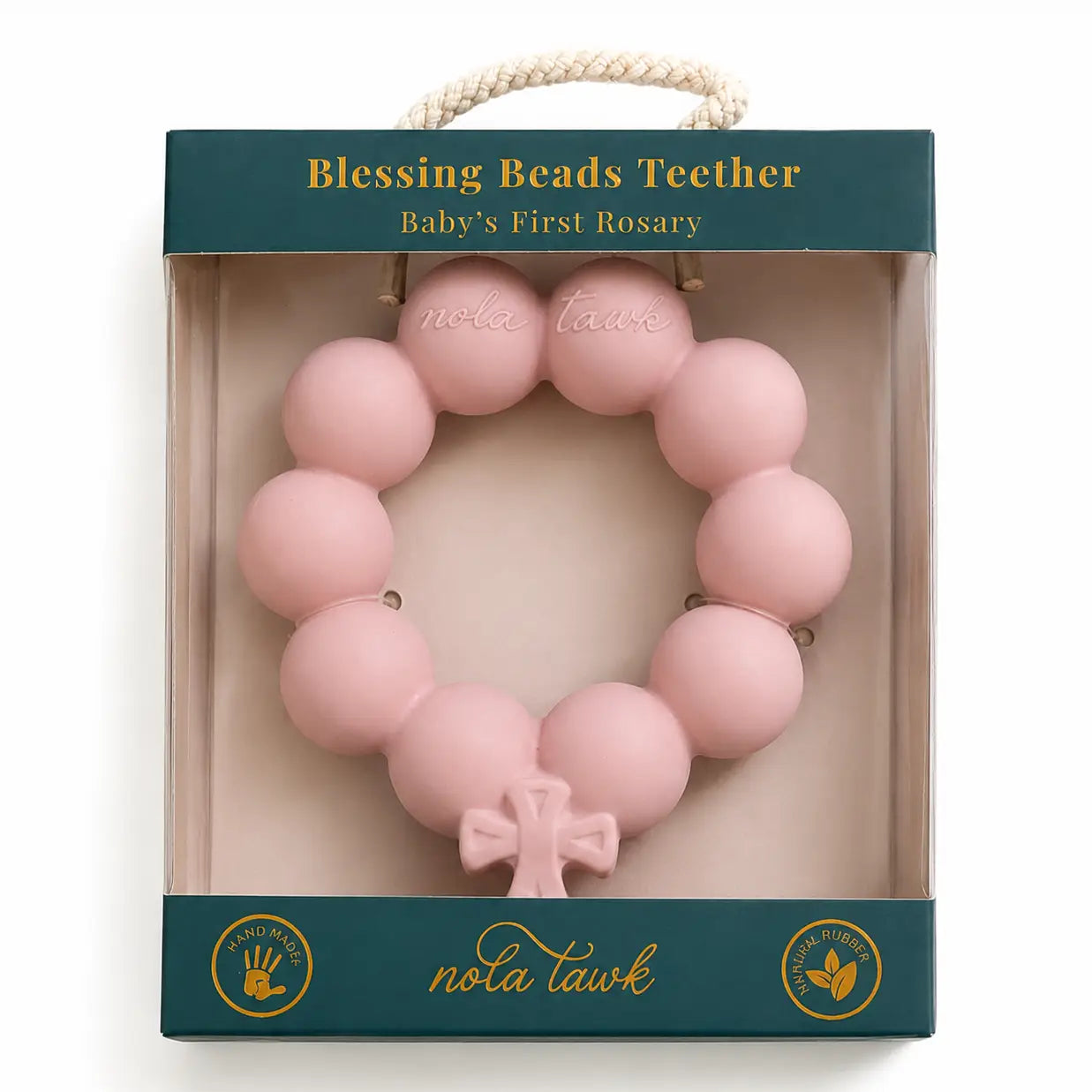 Pink Blessing Beads Teether