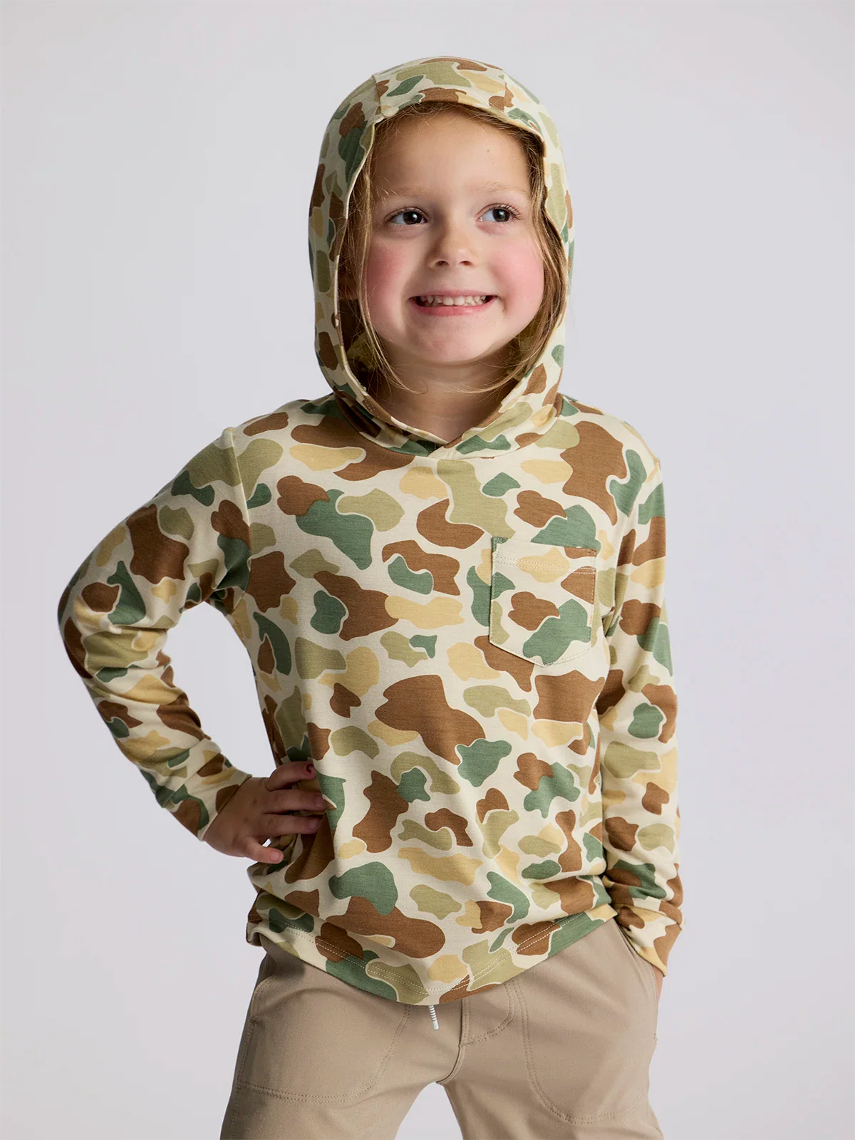 Toddler Bamboo Shade Hoodie Vintage Camo
