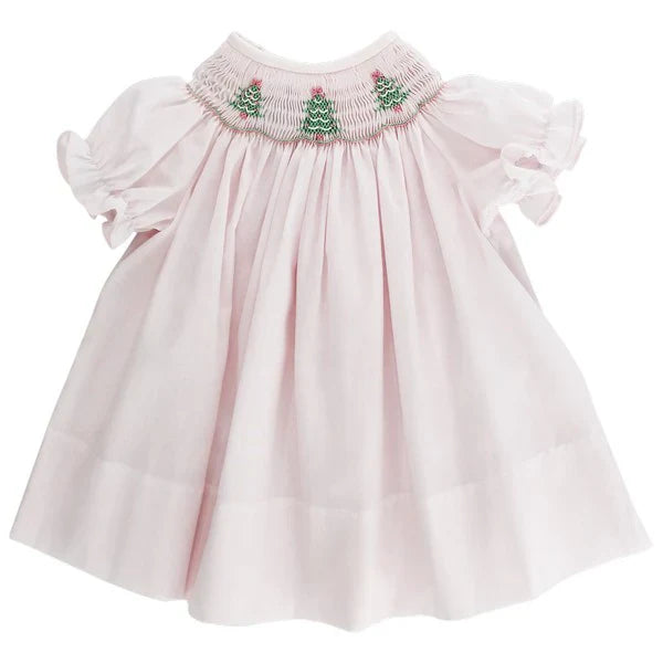 Pastel Trees Bishop Dress