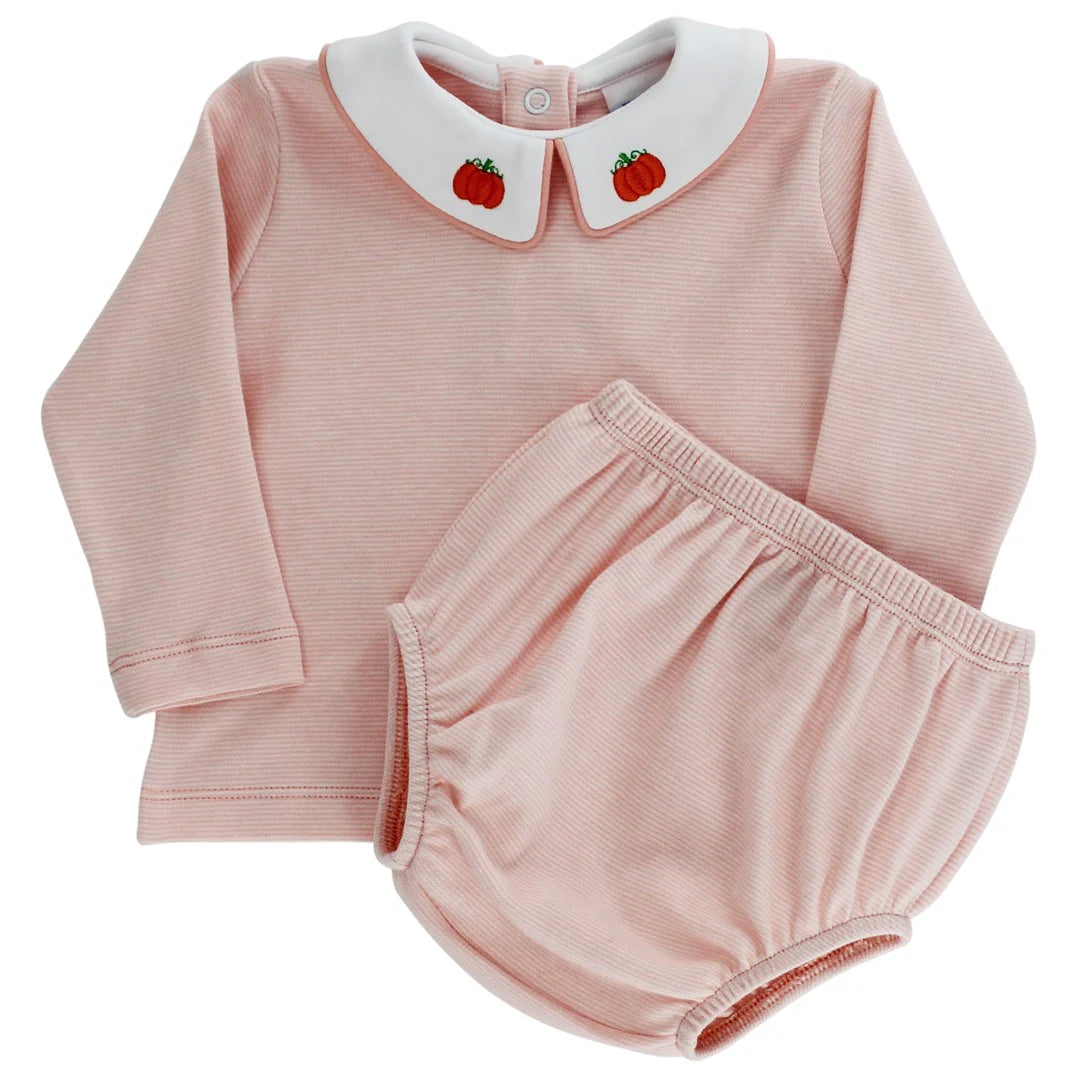Pumpkin Diaper Cover Set Boys