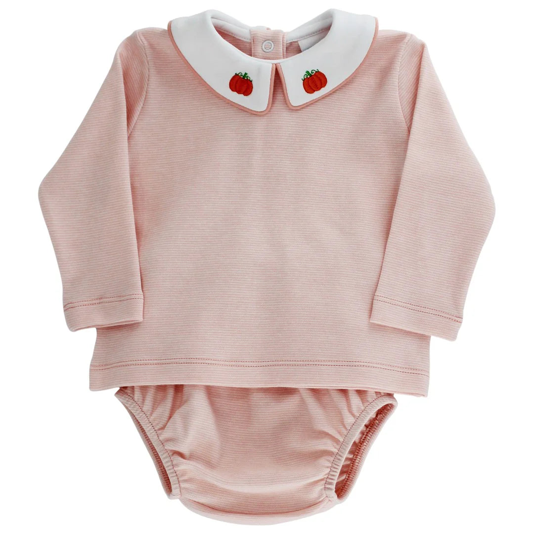 Pumpkin Diaper Cover Set Boys