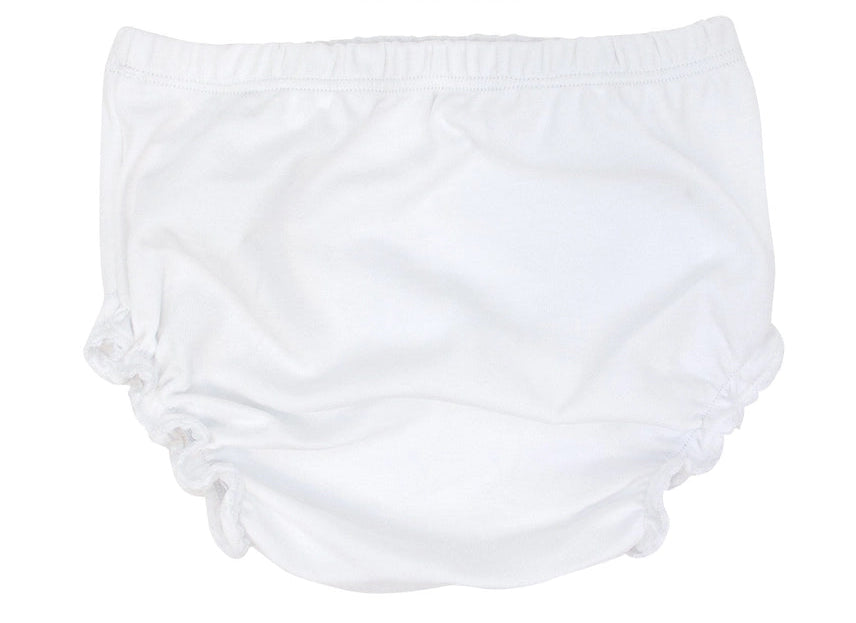 White Pima Diaper Cover