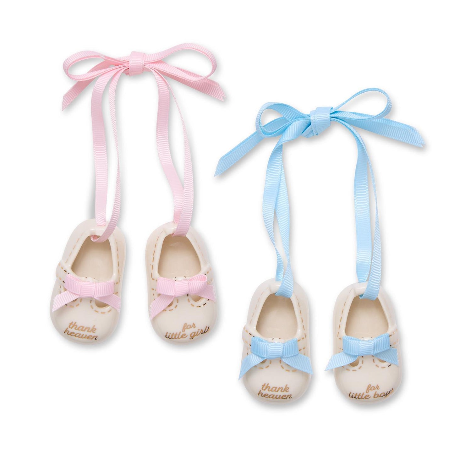 Thank Heaven Pair of Baby Shoes Ornament