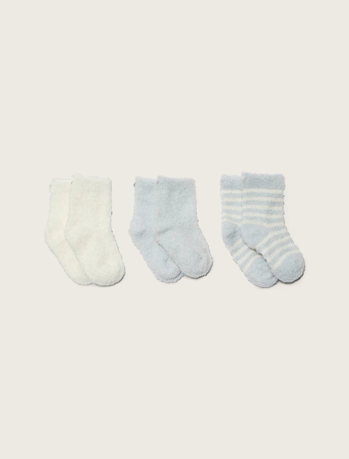 CozyChic Lite Infant Socks 3-pack Blue Pearl