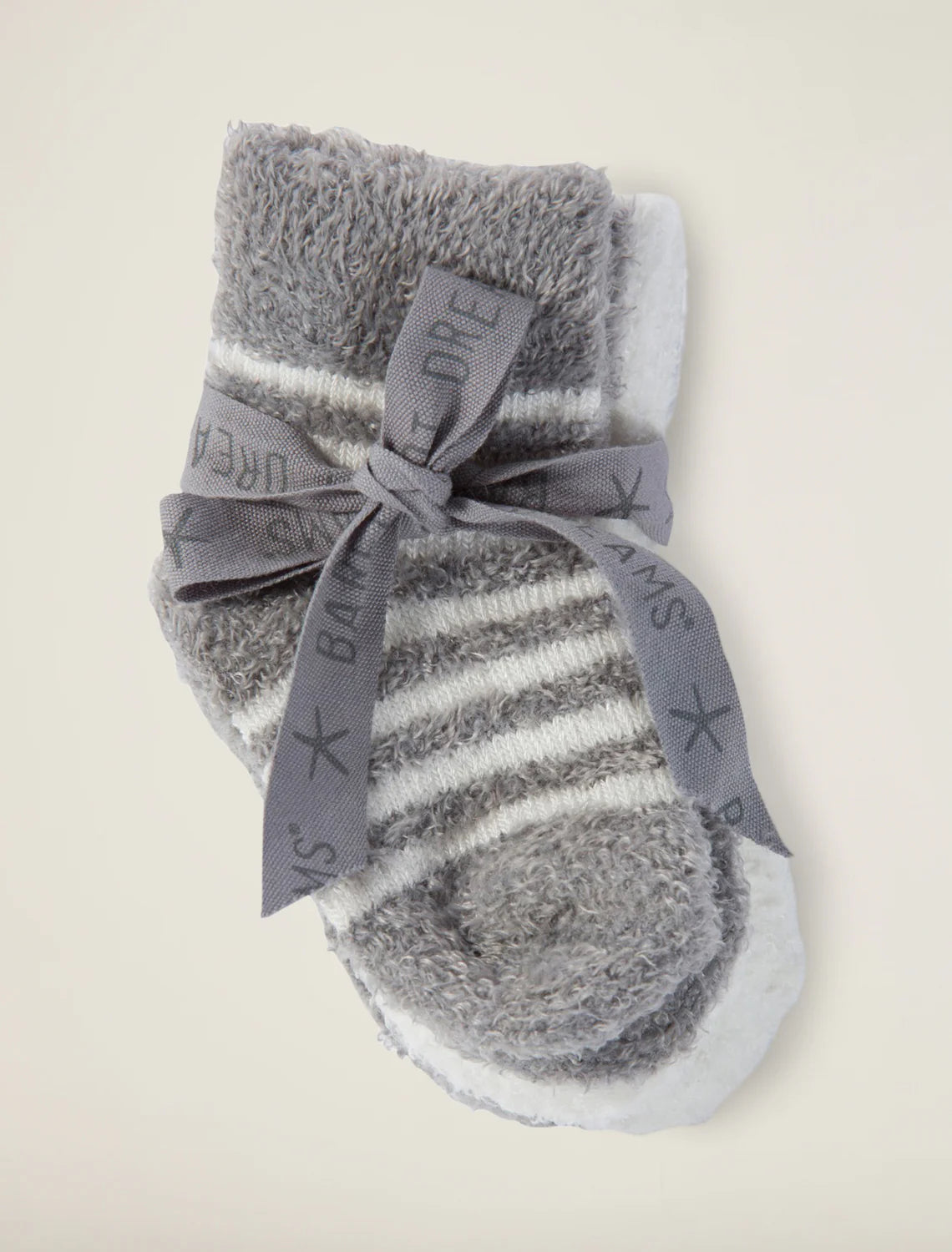CozyChic Lite Infant Socks 3-Pack Pewter Pearl