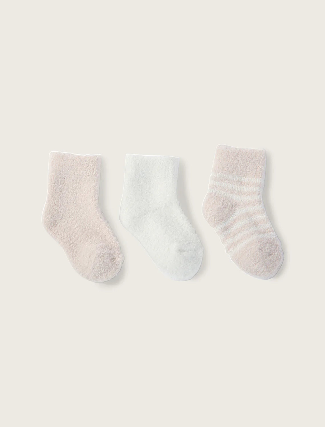 CozyChic Lite Infant Socks 3-Pack Pink Pearl