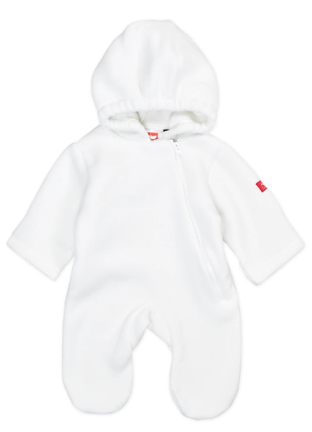 Baby Polartec Fleece Warmplus Bunting White
