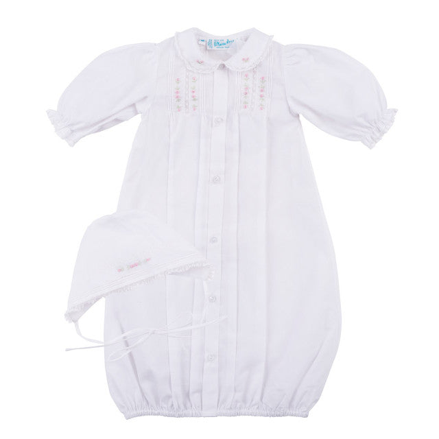 Girls Floral Take Me Home Gown White/Pink
