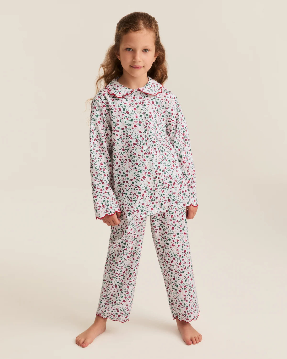 Kid's Twill Colette Pajama Set Winter Garden