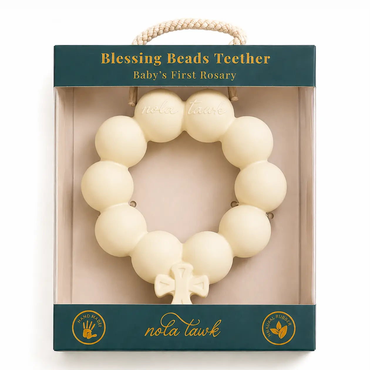 White Blessing Beads Teether