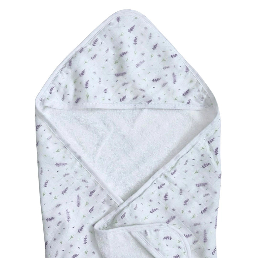 French Lavender Hooded Towel