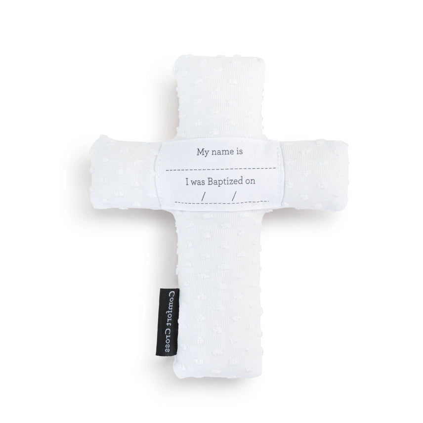 Pink Baptism Comfort Cross