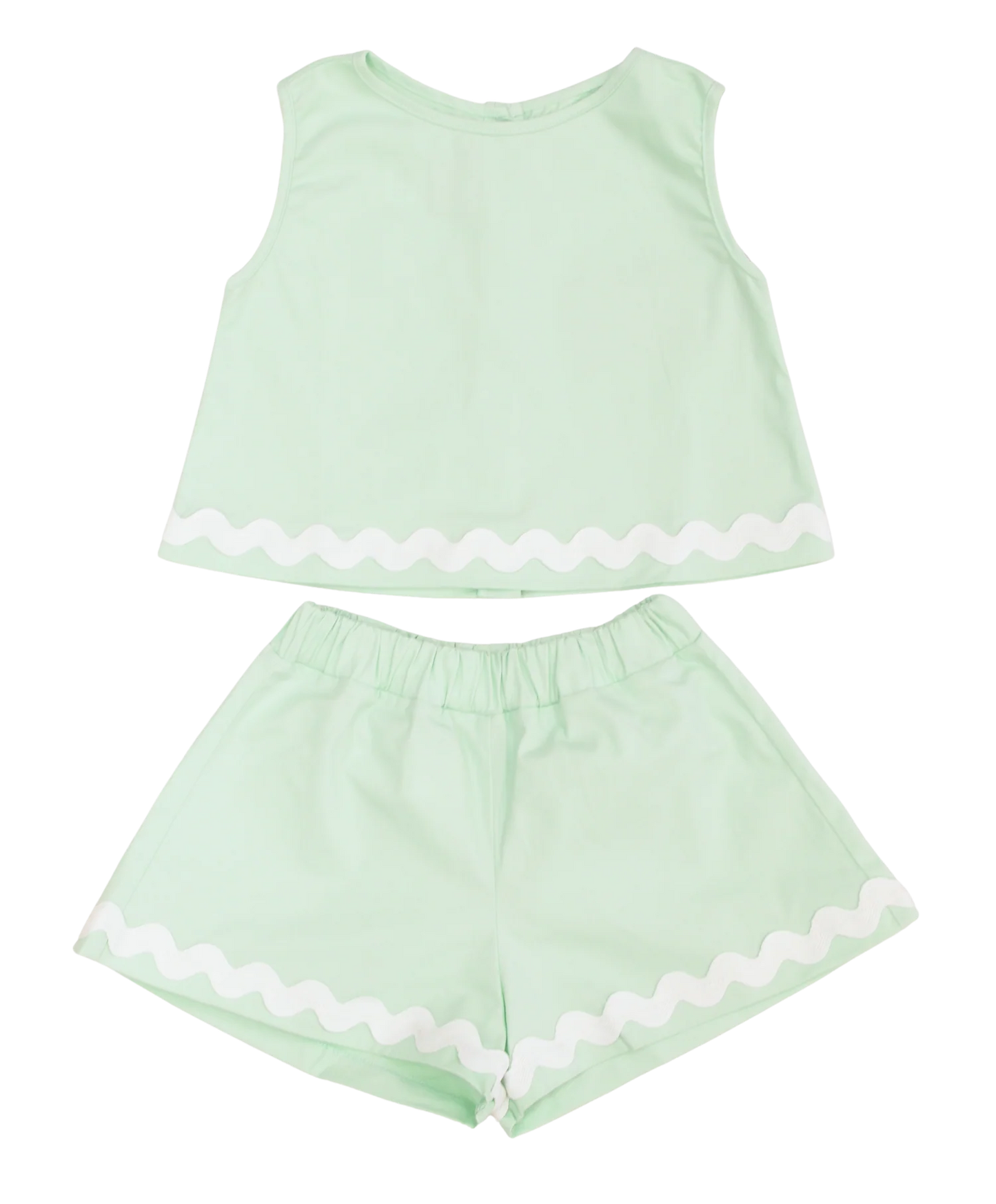 Reagan Ric Rac Set Seaside Mint