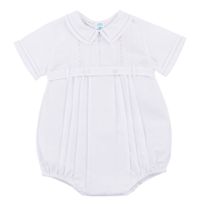 White Lace Button Belt Creeper