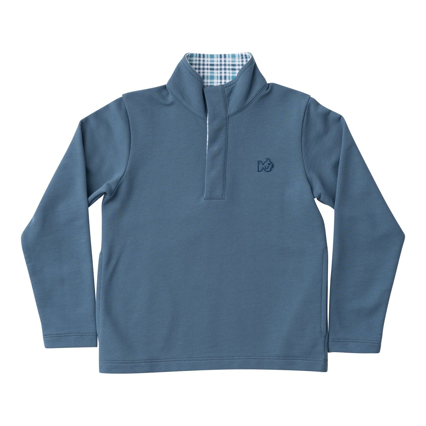 Sporty Snap Pullover Solid