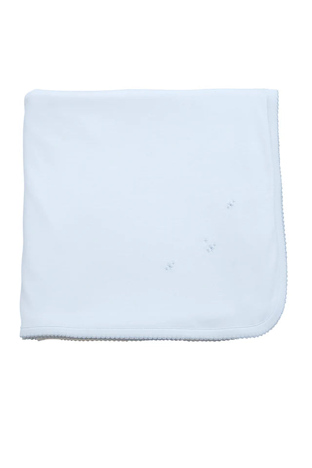 Knit Blanket Blue