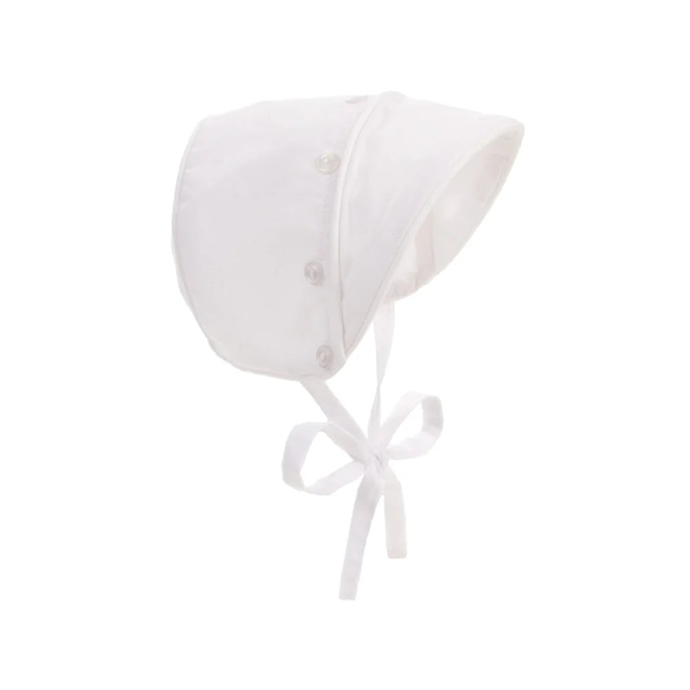 Barringer Bonnet Broadcloth White