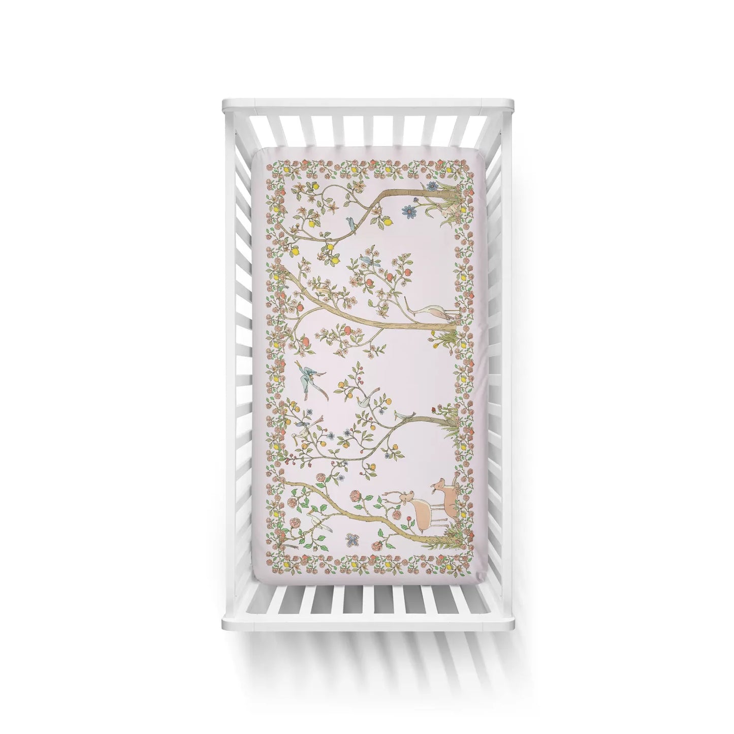 Fitted Sheet Satin In Bloom Pink