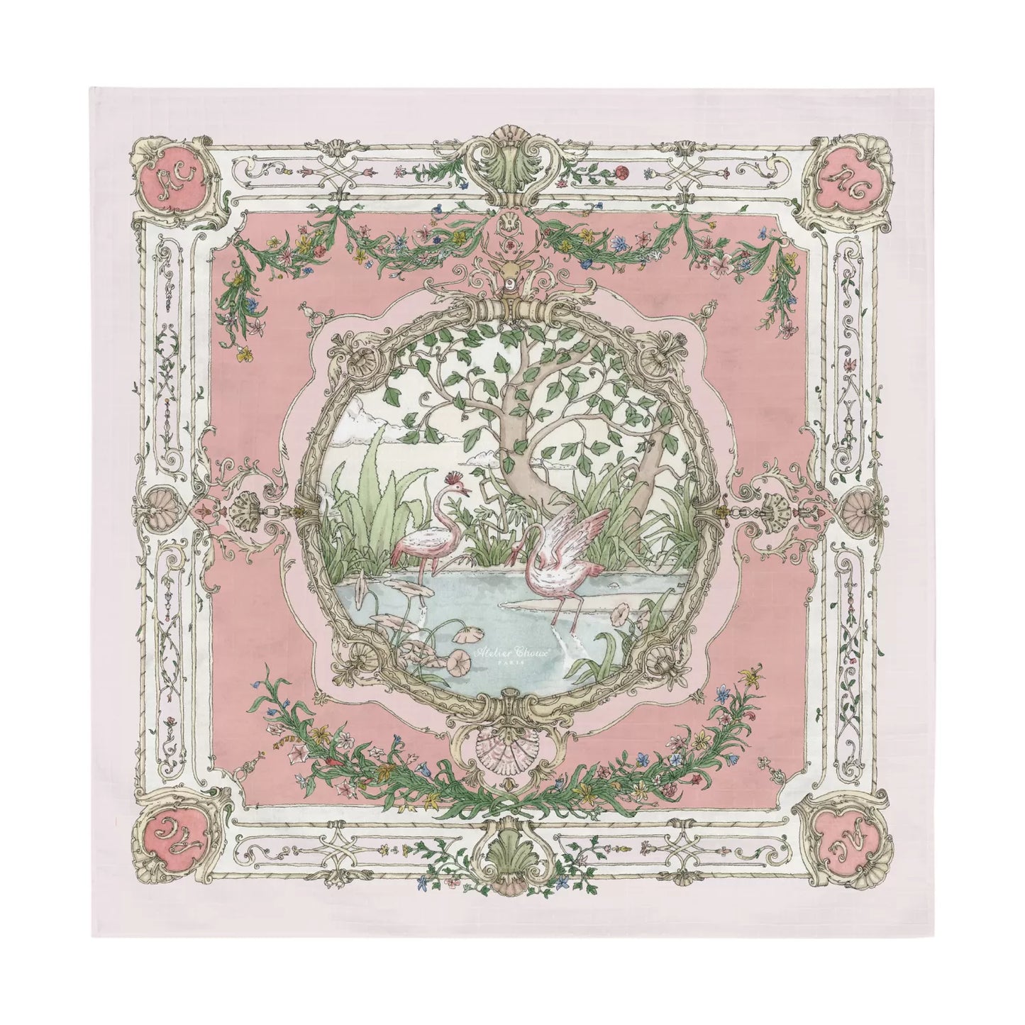 Swaddle Tapestry Pink on Pink