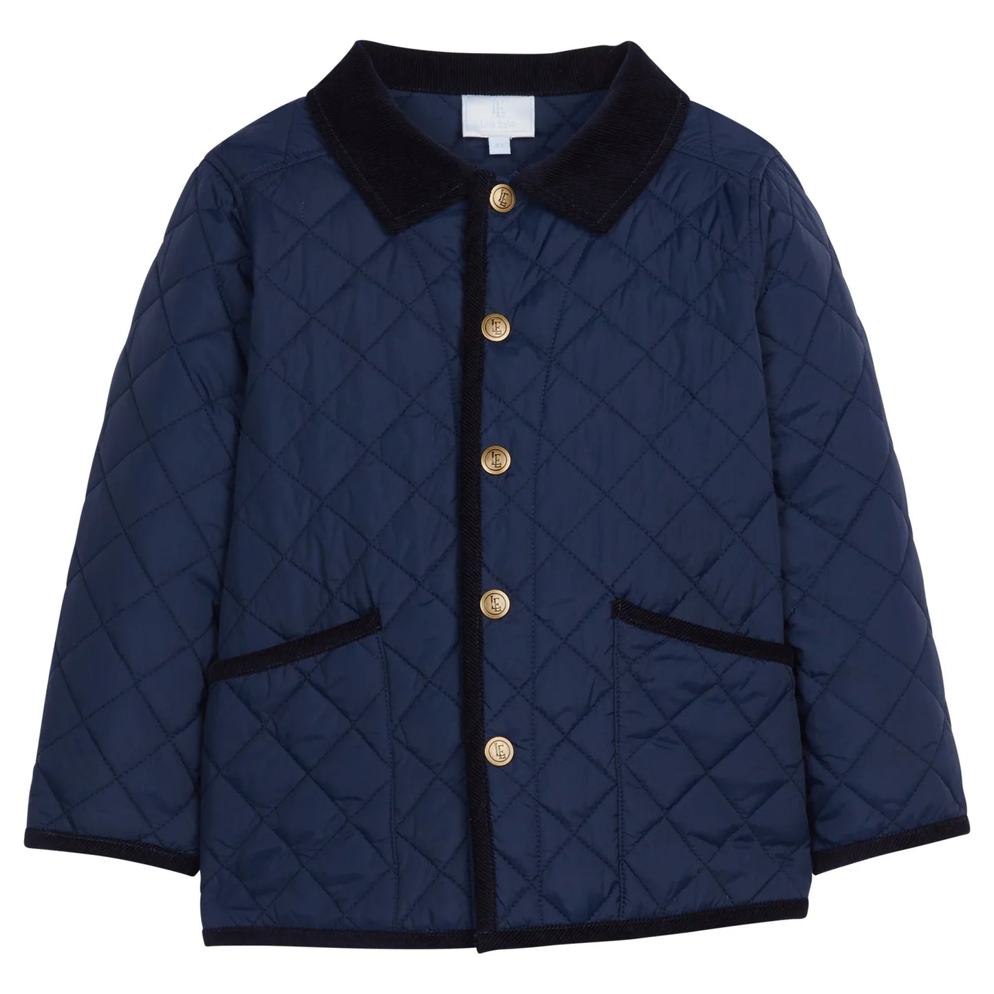 Classic Quilted Jacket Navy