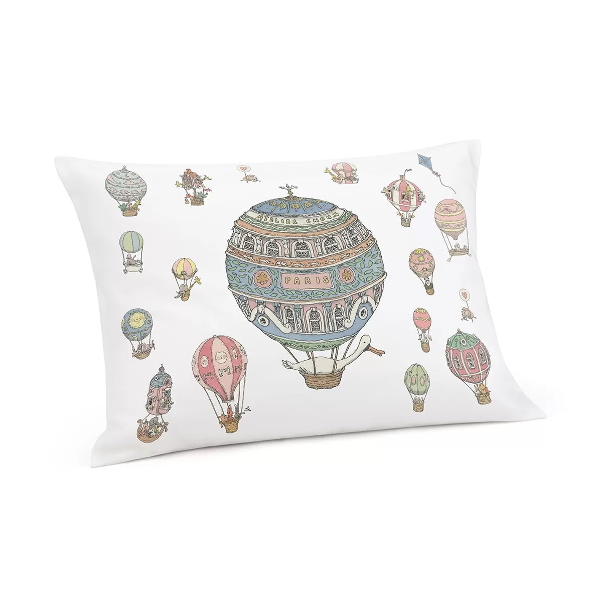 Satin Cushion Hot Air Balloons