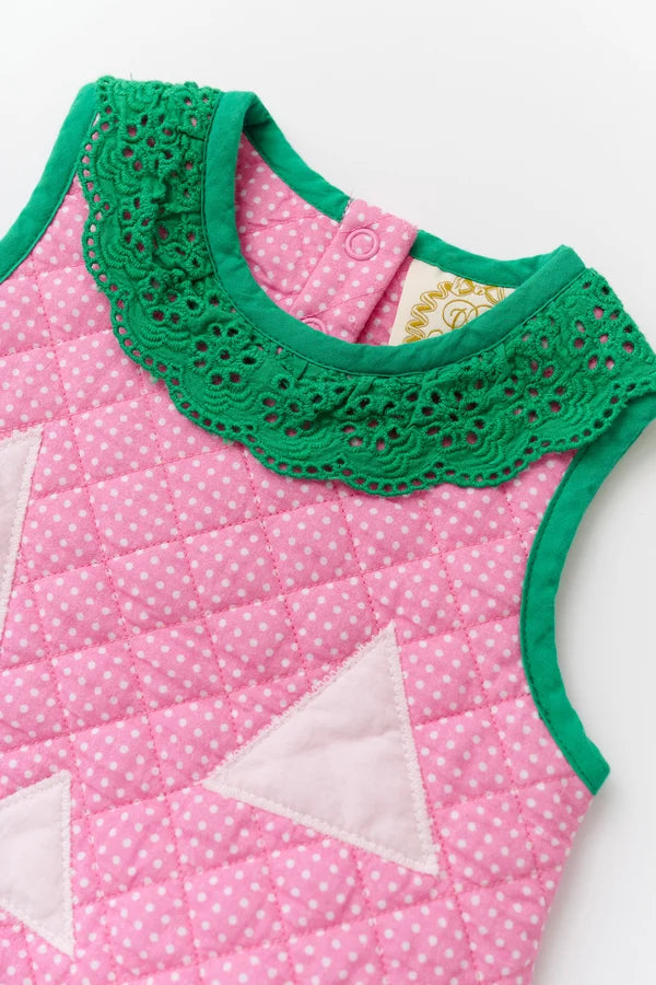 Happy Halloween Pumpkin Costume Bubble Hamptons Hot Pink & Microdot Palm Beach Pink