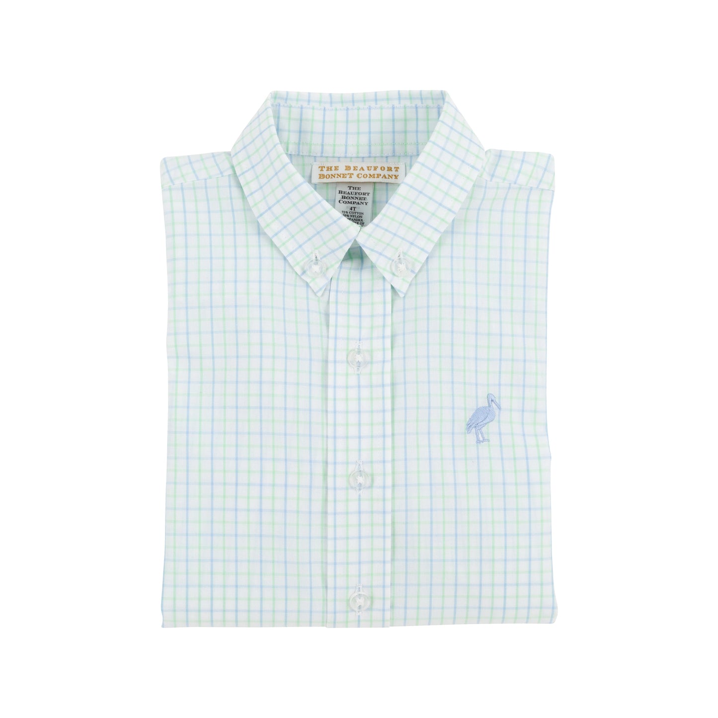 Dean's List Dress Shirt Sea Island Seafoam/Beale Street Blue Windowpane