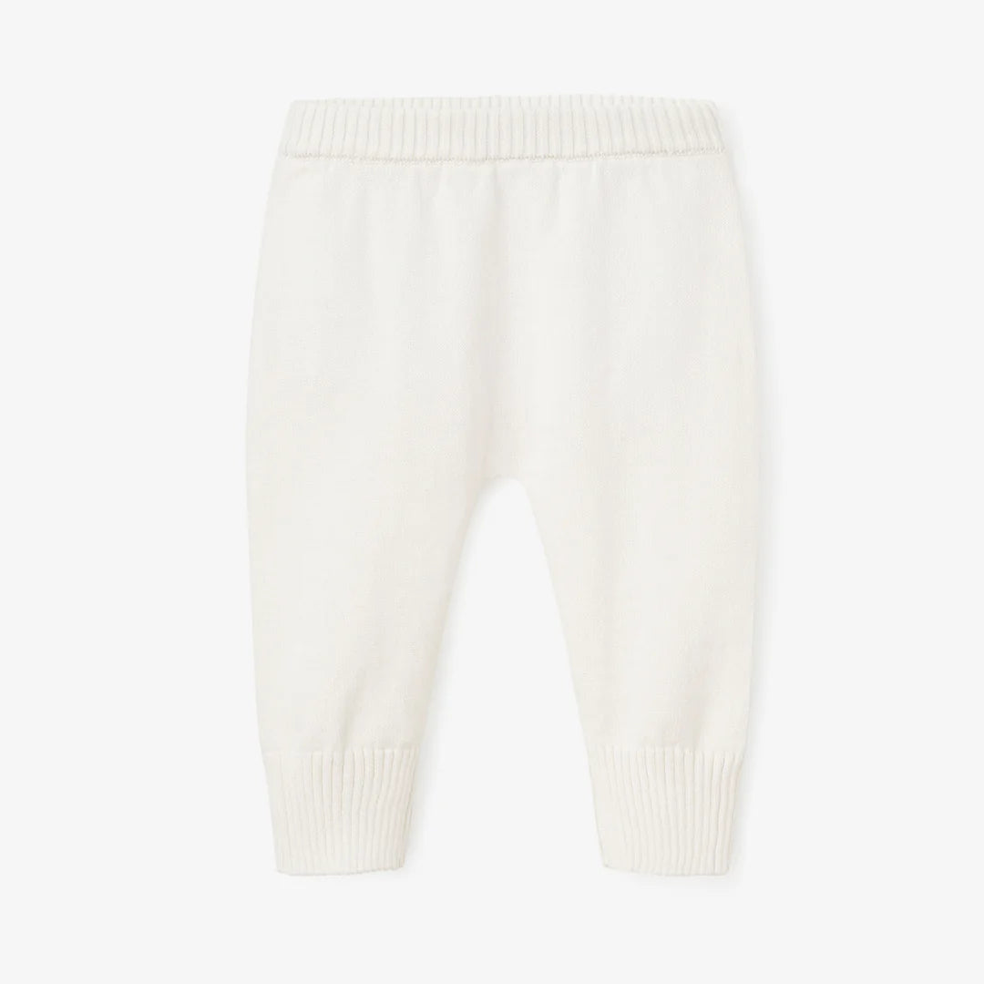 White Knit Pants