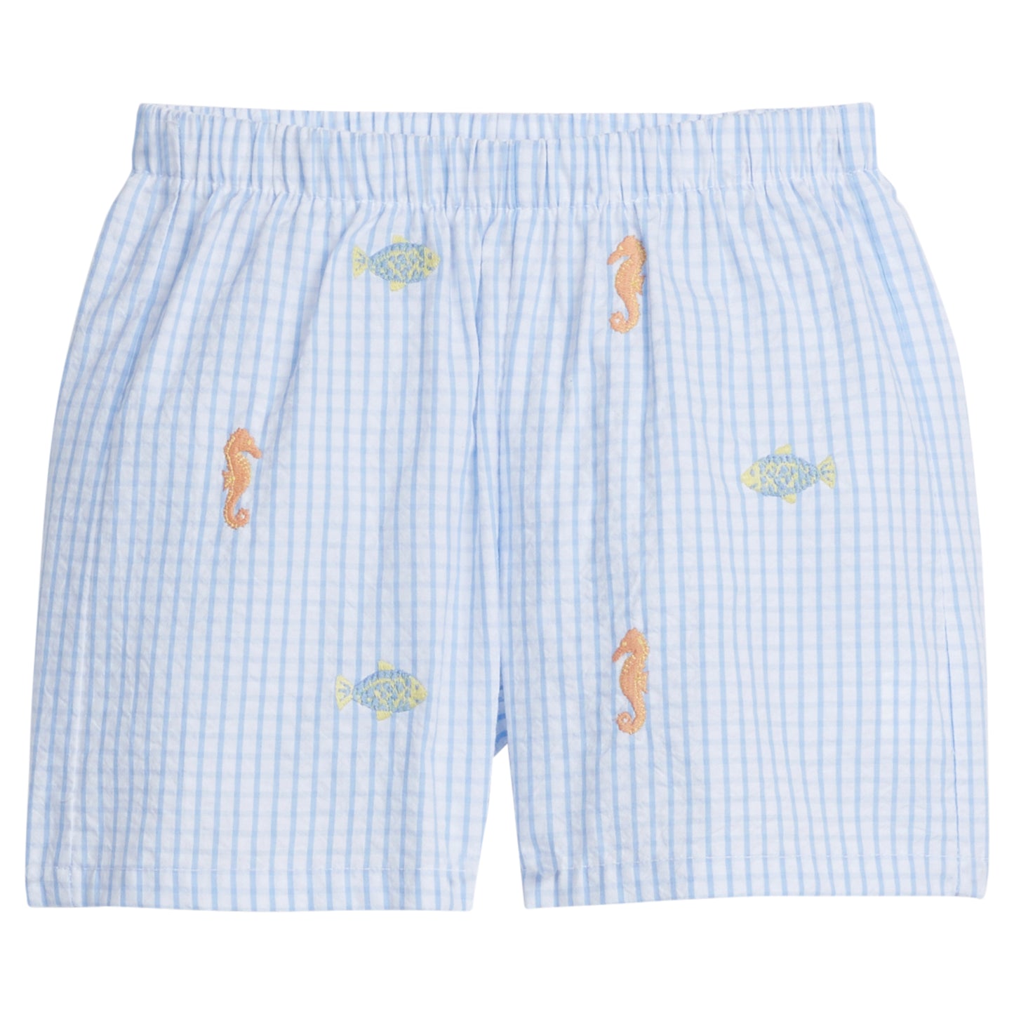 Embroidered Basic Short Fish