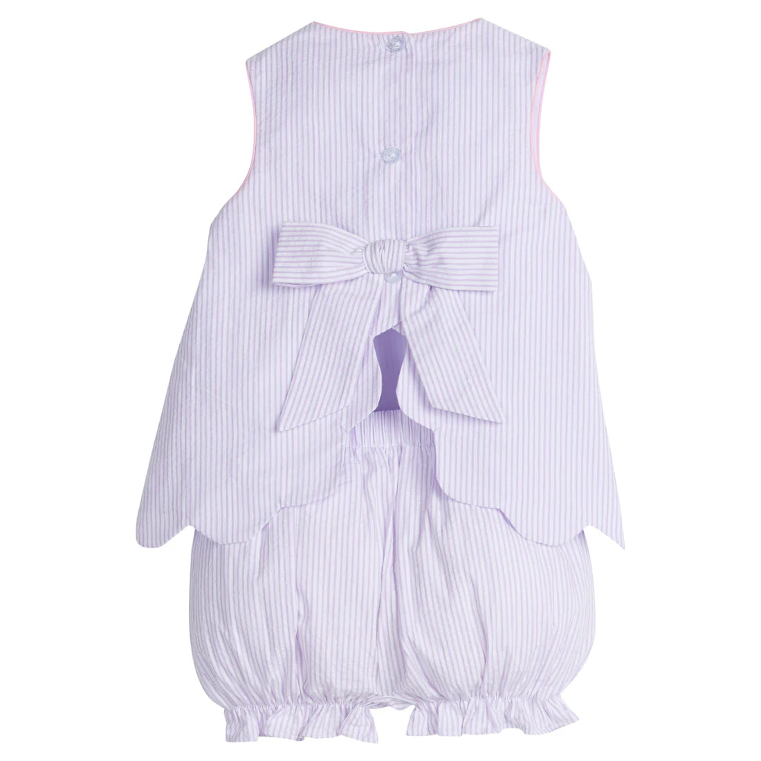 Embroidered Bow Back Bloomer Set Dragonfly