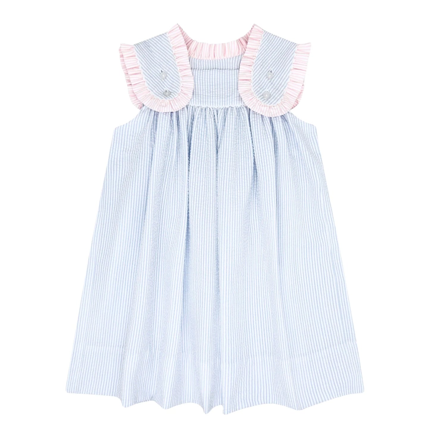 Frances Flap Dress Seesucker