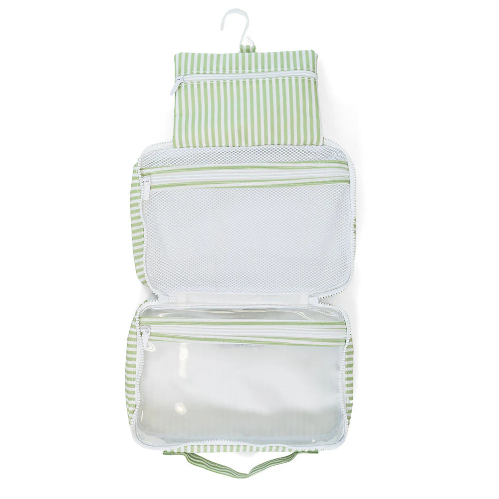 Bundle Up2 Hanging Toiletry Bag Pimlico Stripe Sage