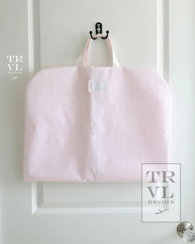 Garment Bag Pimlico Stripe Pink