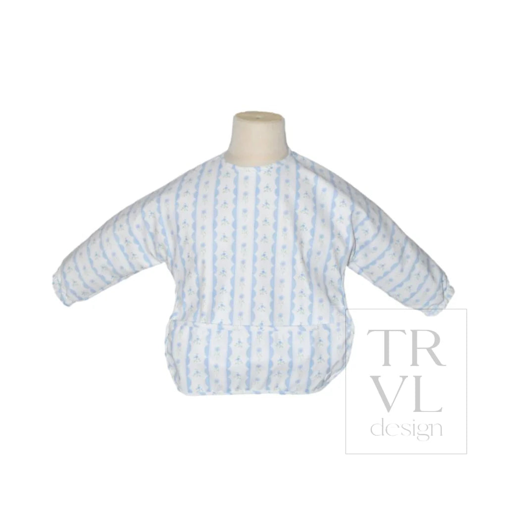 Perfect Smock Small Ribbon Floral Blue