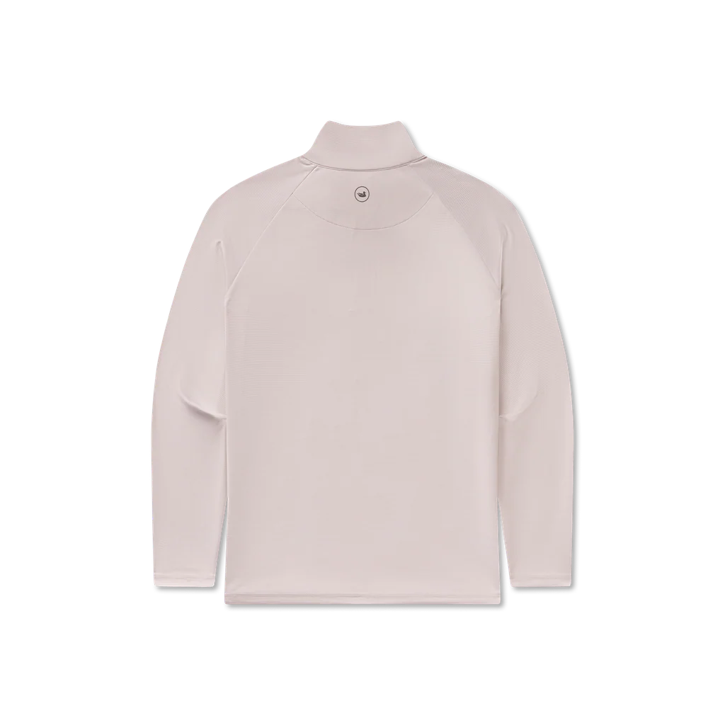 Youth Southampton Performance Quarter Zip White/Gray