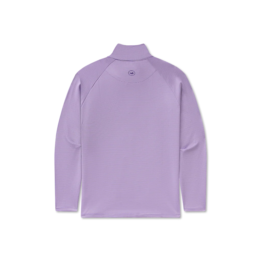 Youth Southampton Performance Quarter Zip White/Purple
