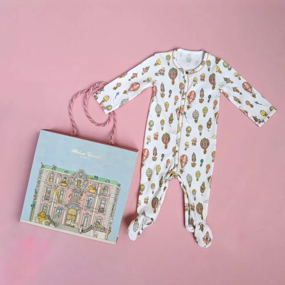 Classic Playsuit Hot Air Balloons