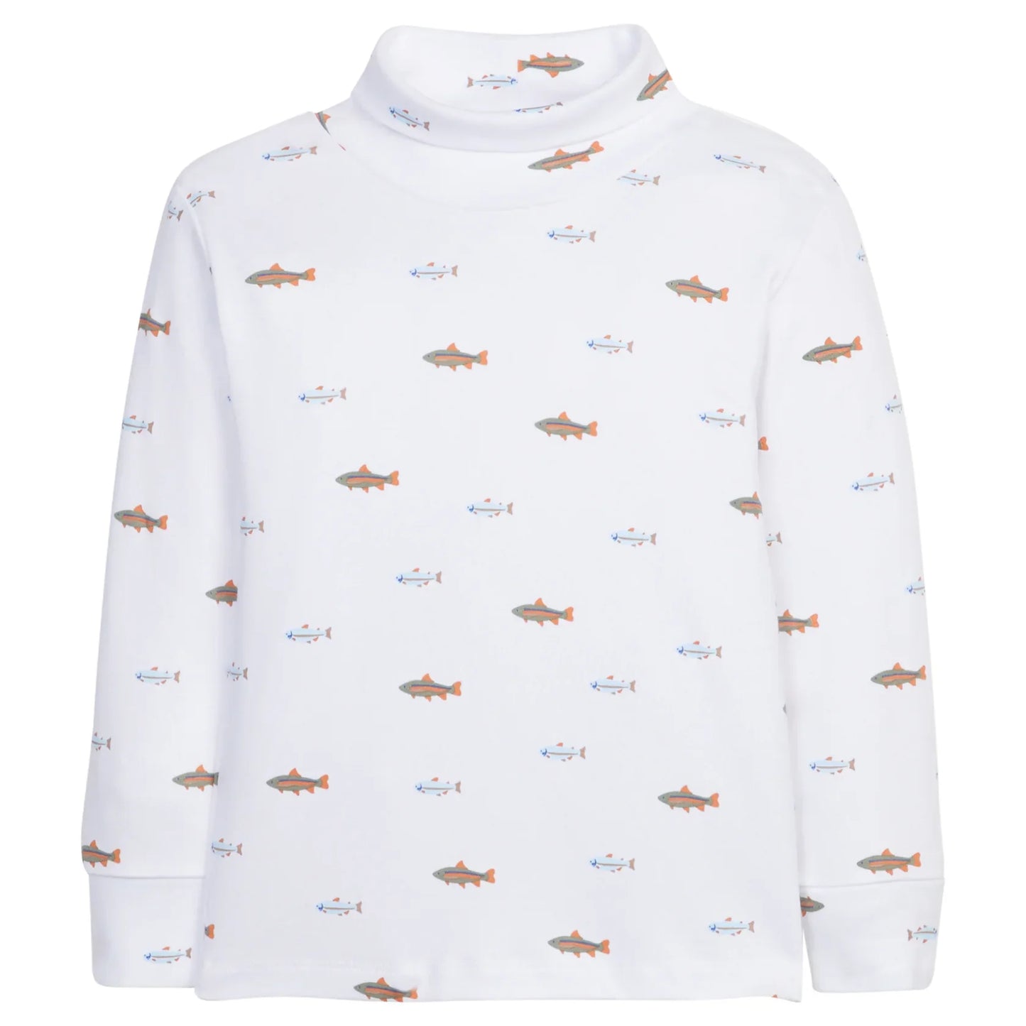 Printed Turtleneck Fish
