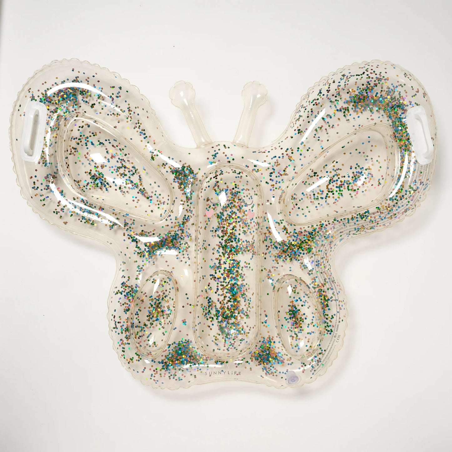 Kids Lie-On Float Cotton Candy Glitter