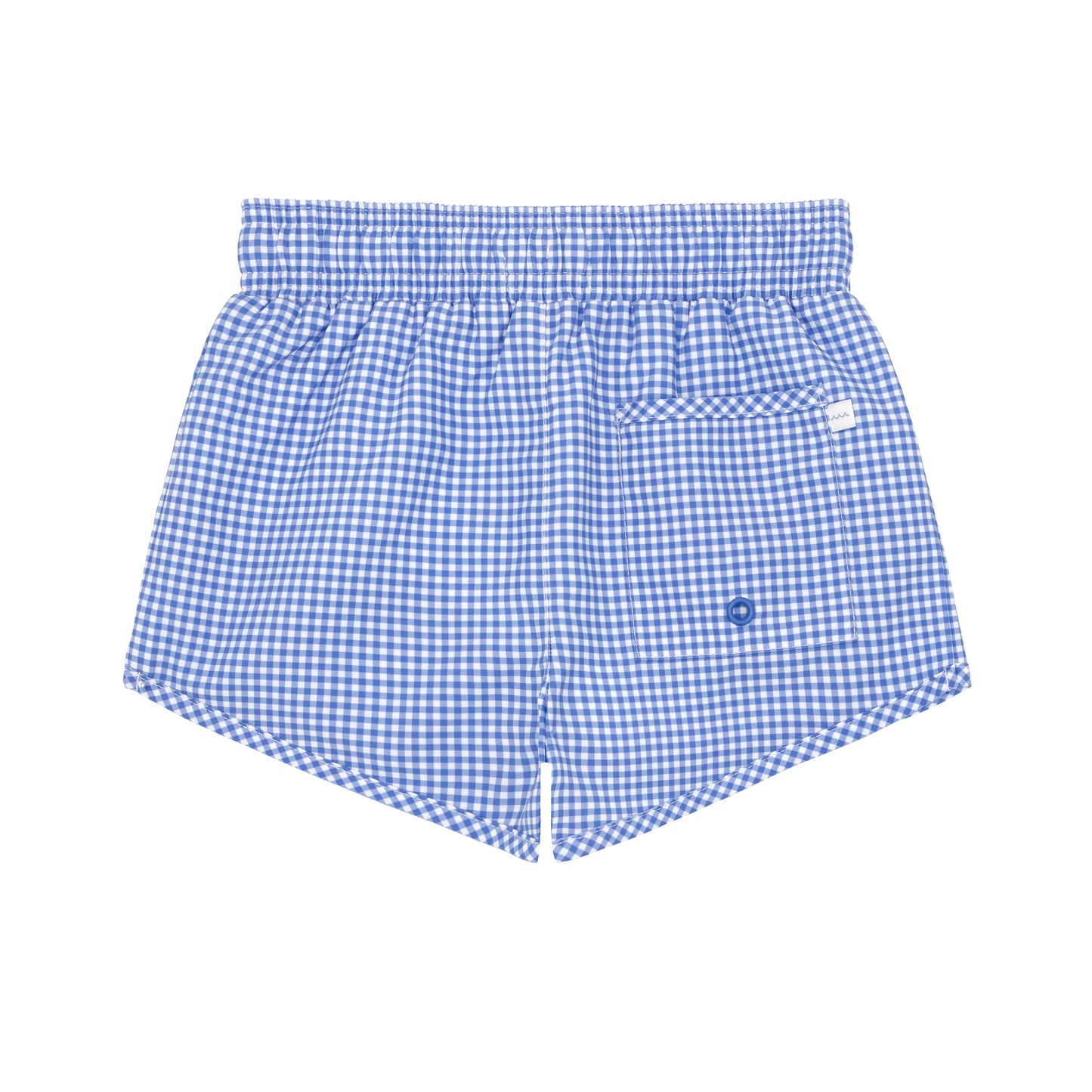 Blue Micro Gingham Boardie