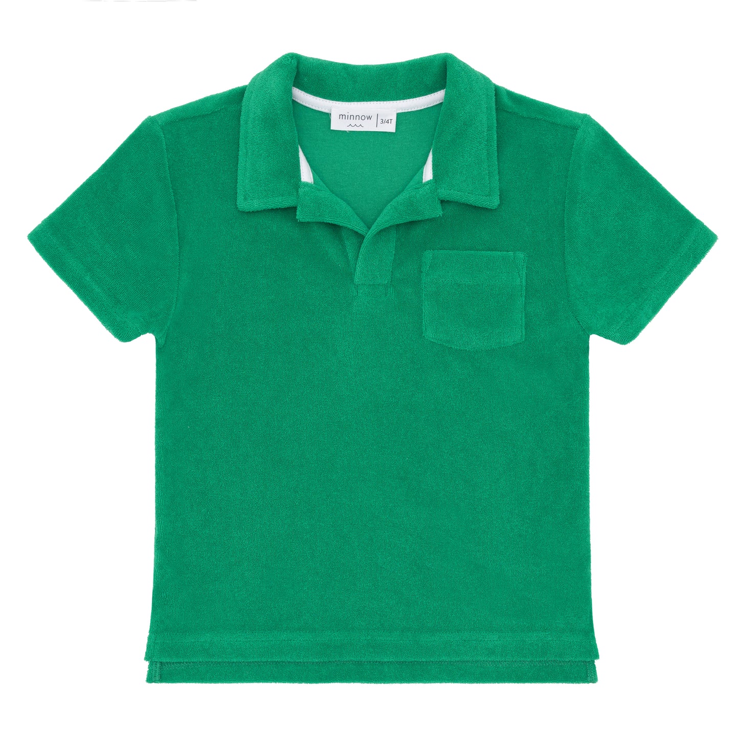 Deep Mint French Terry Polo